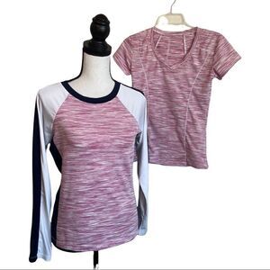 Tail Pink, Navy and White Tennis Tops, set of‎ Two - Small